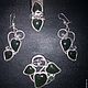 Set 'Tannin grove'.Silver,jade,chrysoprase. Jewelry Sets. BuffSilverArt (buffsilverart). Online shopping on My Livemaster.  Фото №2