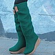 Валяные ботфорты "Style "mari_tyme". Сапоги. Климчук Марина    mari_tyme. Ярмарка Мастеров.  Фото №5