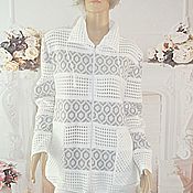 Одежда handmade. Livemaster - original item Knitted jacket,size ,50-54.. Handmade.