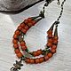 Peru Necklace with African glass. Necklace. Supershtuchki. My Livemaster. Фото №4