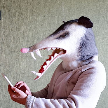 Маска опоссума, костюм на Хэллоуин, маскарадный костюм, Halloween.. . Активный отдых и развлечения ручной работы - Ярмарка Мастеров Активный отдых и развлечения ручной работы. Ярмарка Мастеров - ручная работа Маска опоссума, костюм на Хэллоуин, маскарадный костюм, Halloween.. Handmade.
