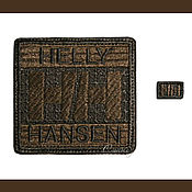 Материалы для творчества handmade. Livemaster - original item Embroidery patch Chevron applique Helly Hansen. Handmade.