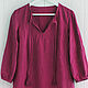 Order Linen tunic blouse in boho style. etnoart. Livemaster. . Blouses Фото №3