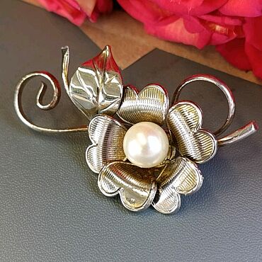 Винтаж ручной работы. Ярмарка Мастеров - ручная работа Винтаж: Брошь винтаж. Handmade.
