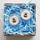 Order Cufflinks silver plated Bee (large). Linda (LKdesign). Livemaster. . Cuff Links Фото №3