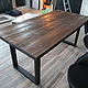 Стол обеденный в стиле лофт. Столы. WoodMorning!. Ярмарка Мастеров.  Фото №4