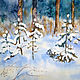 Watercolor. On the edge of the forest. Pictures. ArtShipilina. Online shopping on My Livemaster.  Фото №2