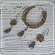 Conjunto de joyas de cuentas de cristal (pendientes de pulsera), Jewelry Sets, Smolensk,  Фото №1