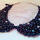 Order Necklace-collar of black pearls. Beauty for you!. Livemaster. . Necklace Фото №3