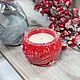 Свеча ароматическая Шар новогодний. Свечи. Silver Candle. Ярмарка Мастеров.  Фото №5