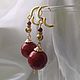 Earrings 'Berry juice'. Earrings. Ludmila-Stones (Ludmila-Stones). Online shopping on My Livemaster.  Фото №2