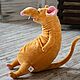 Мягкая  игрушка - Крыс апельсиновый (большой). Мягкие игрушки. EZ-toys designer. Ярмарка Мастеров.  Фото №4