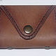 Brown business card holder on 24 business cards. Business card holders. YanKorS leather. Online shopping on My Livemaster.  Фото №2