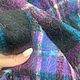 Шерстяная ткань для пальто в клетку, 100% шерсть, ангора, Италия. Ткани. Ткани ОТ- КУТЮР. Ярмарка Мастеров.  Фото №4