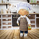 Заказать Кукла повар-кондитер. Julietta_dolls (Juliett78). Ярмарка Мастеров. . Тыквоголовка Фото №3