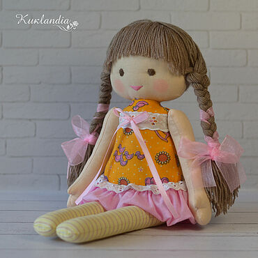 Кукла вальдорфская, 40 см. Мягкая игрушка кукла. Подарок для девочки. . Куклы и игрушки ручной работы - Ярмарка Мастеров Куклы и игрушки ручной работы. Ярмарка Мастеров - ручная работа Кукла вальдорфская, 40 см. Мягкая игрушка кукла. Подарок для девочки. Handmade.