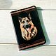 Passport cover for pet dog genuine leather black. Accessories for Pets. Decoupage for you (Anastasiya). Online shopping on My Livemaster.  Фото №2