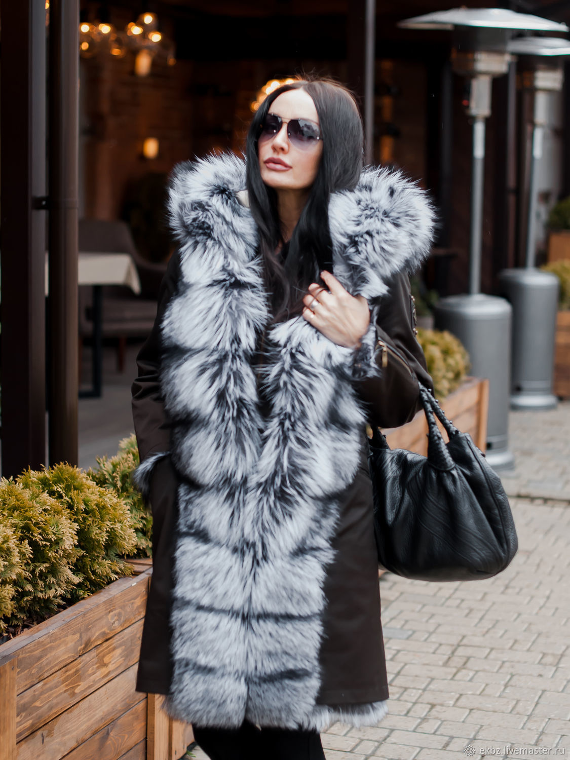 куртка из чернобурки фото