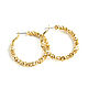 Congo Gold Earrings 'Radiance' gold ring earrings, gift. Congo earrings. Irina Moro. My Livemaster. Фото №5