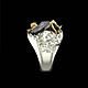 Кольцо "Прометей" из комбинированного золота 585 пробы. Кольца. BUGAKOV jewelry. Ярмарка Мастеров.  Фото №6