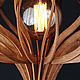 Деревянный светильник Орион орех, люстра из дерева, подвесная лампа. Потолочные и подвесные светильники. Деревянные светильники Woodshire (woodshire). Интернет-магазин Ярмарка Мастеров.  Фото №2