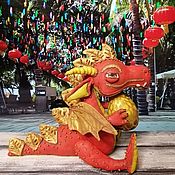 Куклы и игрушки handmade. Livemaster - original item Chinese dragon. Handmade.