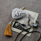 Сумки и аксессуары handmade. Livemaster - original item Tassel keychain Beaded charm Gothic lolita costume accessories. Handmade.