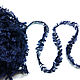 French chenille with the effect of the feathers dark blue, Thread, St. Petersburg,  Фото №1