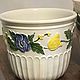 Заказать Винтаж: Пара старинных кашпо Bassano, Италия. Brocante chez Alla. Ярмарка Мастеров. . Вазы винтажные Фото №3