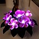 Order Bouquet lamp 'Violet'. Elena Krasilnikova. Livemaster. . Ceiling and pendant lights Фото №3