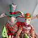 Sculptural and textile dolls Clowns-musicians. Figurines. Solar world of dolls. Online shopping on My Livemaster.  Фото №2