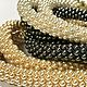 Жгут из жемчуга Swarovski (1 вариант - светло-золотой), Колье, Москва,  Фото №1
