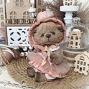 TEDDY PANDA BEAR - Collectible handmade toy