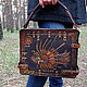 Сумка стимпанк "Рыба". Классическая сумка. Alla LeatherworkS. Интернет-магазин Ярмарка Мастеров.  Фото №2
