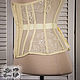 Прозрачный бельевой корсет с бюском и кружевом. Корсеты. Shi Corset (Анна). Ярмарка Мастеров.  Фото №5