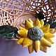 Fruit bowl Sunflower. Woven ceramics Elena Zaichenko
