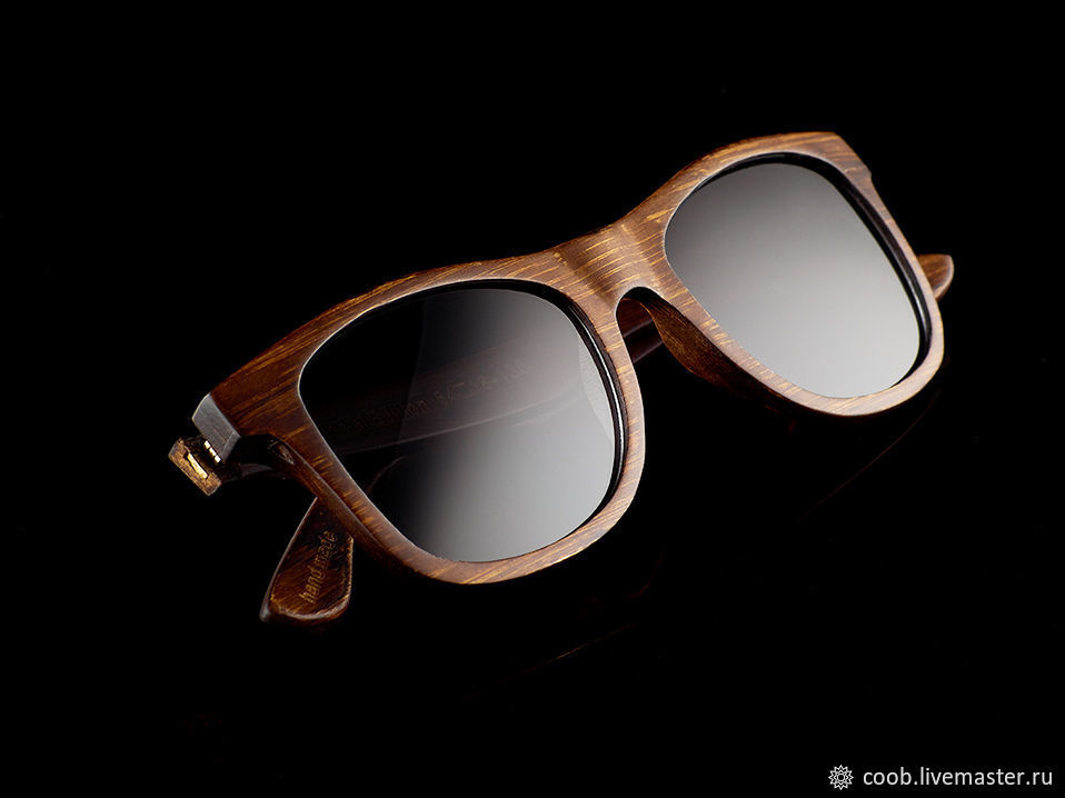 Бамбуковые многослойные солнцезащитные очки S6016 с поляриза