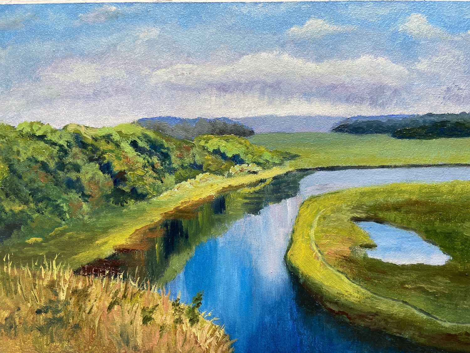 Поленов река Клязьма Жуковка картина
