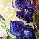Silk shawl "Irises". Shawls1. Kenaz silk (KENAZ). Online shopping on My Livemaster.  Фото №2
