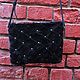Order Bag purse suede and leather black. Katorina Rukodelnica HandMadeButik. Livemaster. . Crossbody bag Фото №3