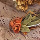 Brooch-bouquet of felt 'Caprice'. Brooches. Katherine Markina (markinaek). Online shopping on My Livemaster.  Фото №2