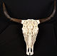 The skull of a Yak carved 'Keeper of dreams'. Interior masks. I.K.. Online shopping on My Livemaster.  Фото №2