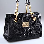 Сумки и аксессуары handmade. Livemaster - original item Textured bag made of Siamese crocodile leather IMA0786B1. Handmade.