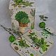 The box and the Board 'Provence herbs'. Jars. Klukva ( decoupage). Online shopping on My Livemaster.  Фото №2