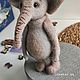 Вязаный слоник. Игрушка слон. Интерьерная кукла. Елена (lenneke_sk). Ярмарка Мастеров.  Фото №4