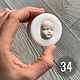 Mold No. №34 (form for making a face). Blanks for dolls and toys. homyakmarket (homyakmarket). My Livemaster. Фото №4