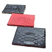 Сумки и аксессуары handmade. Livemaster - original item Cardholders of genuine Python leather. Handmade.