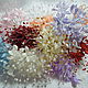 Цветы с тычинками из ткани микс ( 5 шт, Цветы искусственные, Пятигорск,  Фото №1