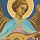 Картина с ангелом-хранителем  маслом на холсте «Ангел-музыкант». Картины. Ovodova_art. Ярмарка Мастеров.  Фото №5