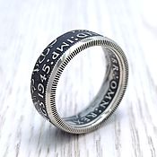 Украшения handmade. Livemaster - original item 2 shilling (Florin) coin ring, great Britain 1937-1946. Handmade.